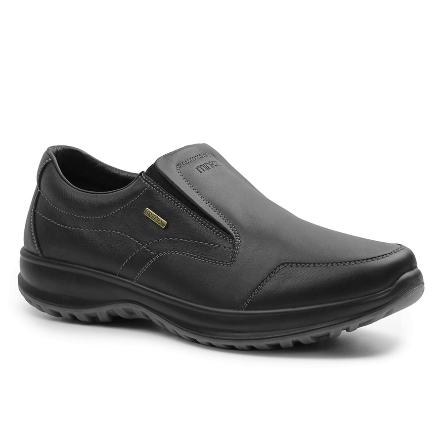 Minfot Rex Loafer Miesten Vettä Hylkivä Tex Nahka Musta