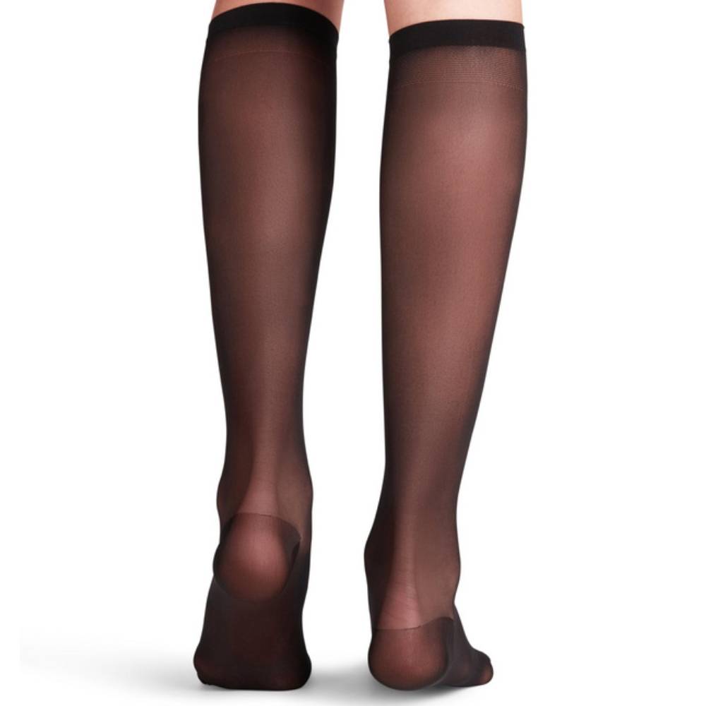 Falke Stödstrumpor Vitalize Dam Nylon 20 den Svart 1-pack