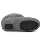 Minfot Fårskinnstofflor Hemse med sula Grafit Grå