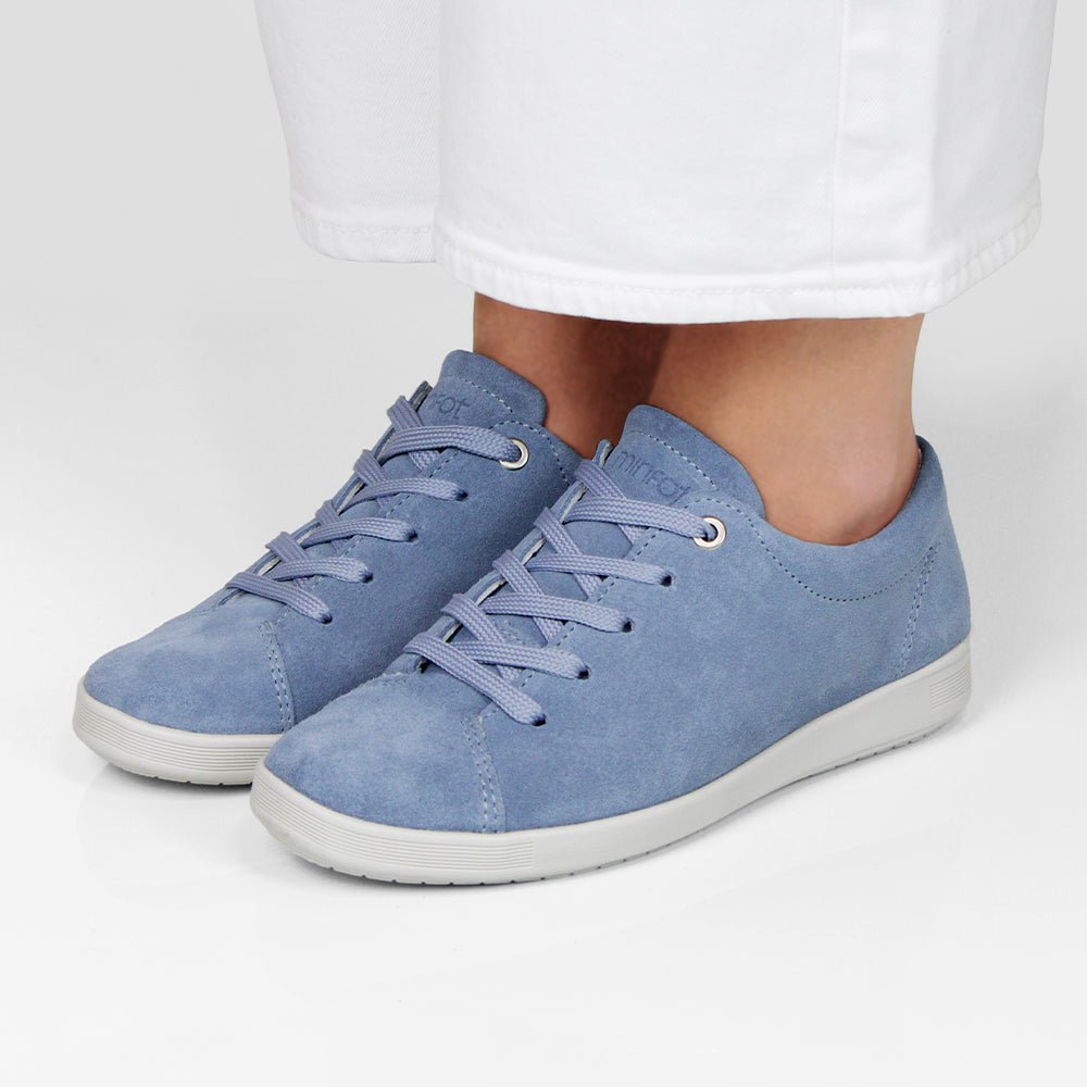 Minfot Aveny Sneaker Dam Mocka Ljusblå
