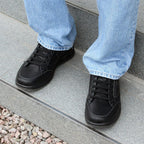 Minfot Axe Herrskor Zip Vattenavvisande TEX Skinn Svart