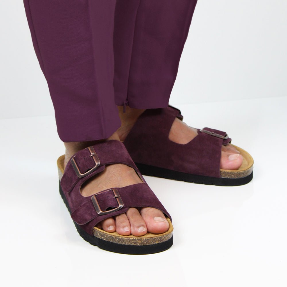 Minfot Moa Sandaler Dam Bio Mocka Bordeaux