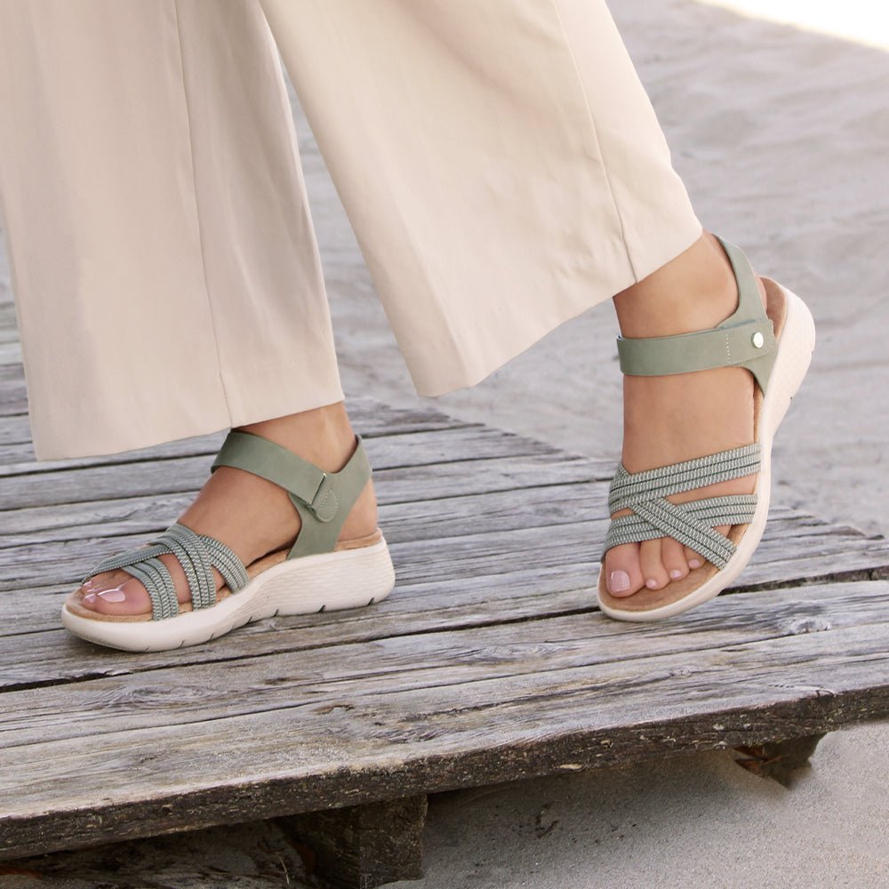 Minfot Cloudlite Nia Sandaler Dam Grön