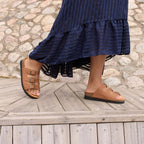 Minfot Sandaler Bio Skinn Cognac
