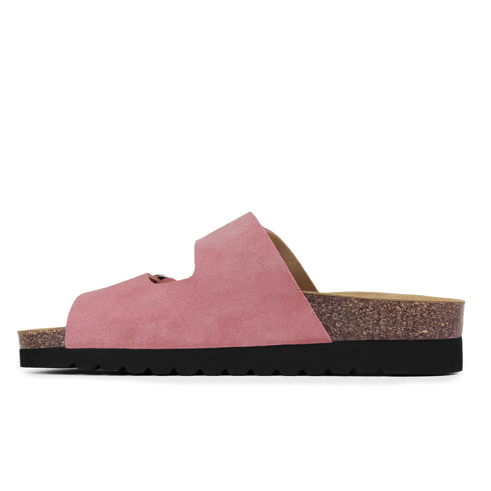 Minfot Moa Biosandaler Dam Mocka Anatomisk 2-remmar Antik rosa