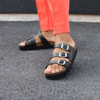 Minfot Upstep Lux Sandaler Dam Svart