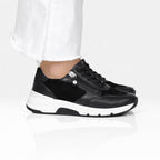 Minfot Softrole Lux Sneakers Dam Stretch Svart