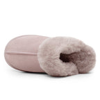 Minfot Lampaannahkatossut Slip on Duved pohjalla Rose