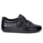 ECCO Soft 2.0 Skor Dam Black Feather with Black Sole