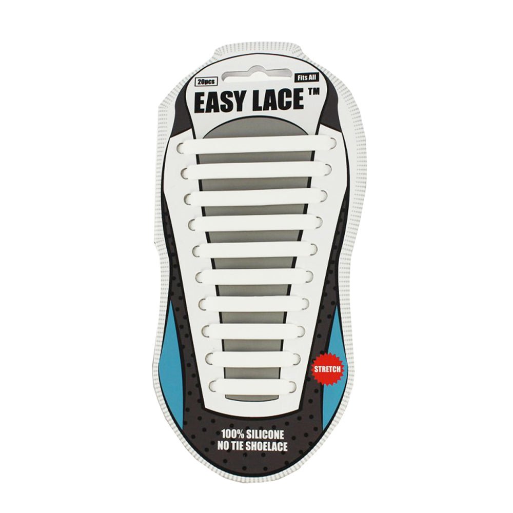 Easy Lace Elastiska Skosnören Vit