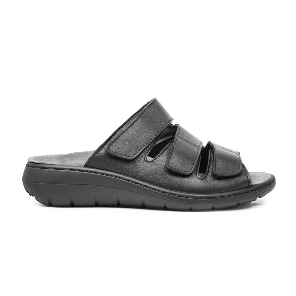 Embla Hälsoskor Sandaler Linnea Ergoflex Elastisk Svart