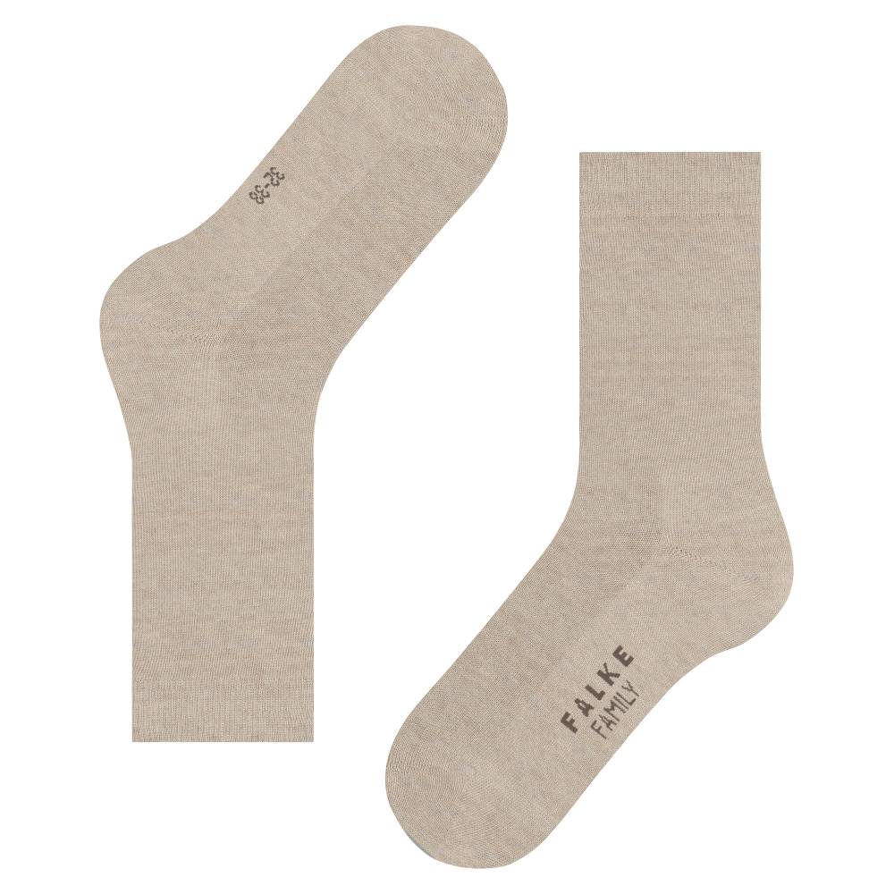 Falke Family Strumpor Dam Bomull Beige Melange 1-pack