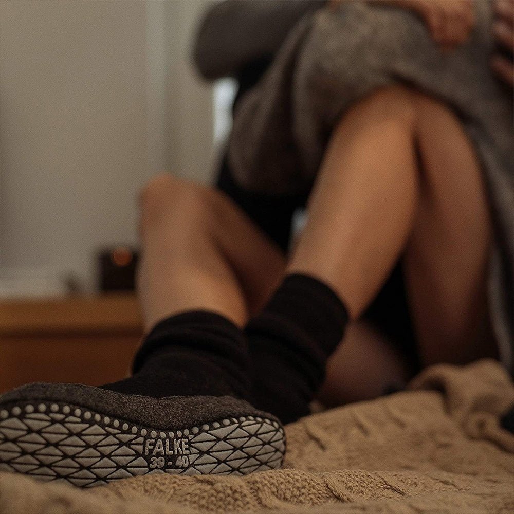 Falke Cosyshoe Slipper Herr Svart