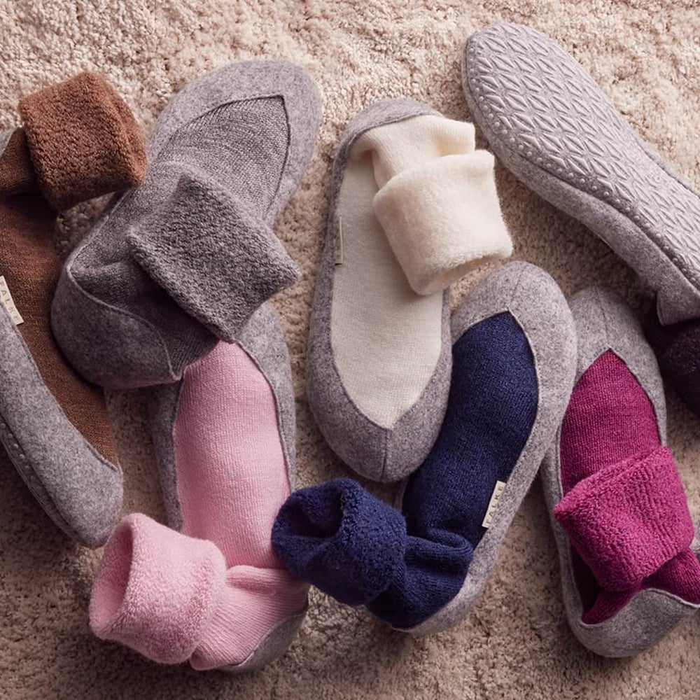 Falke Cosyshoe Slippers Dam Off-white