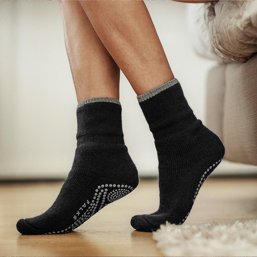 Falke Cuddle Pads Strumpor Dam Non-slip Svart