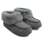 Minfot Fårskinnstofflor Sunne Grafit Grå Mocka