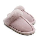 Minfot Lampaannahkatossut Slip on Duved pohjalla Rose