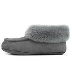 Minfot Fårskinnstofflor Hemse med sula Grafit Grå