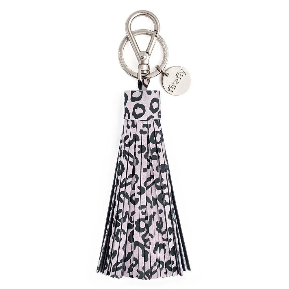 Firefly Reflex Soft Tassel Reflector Leopard Print Lilac