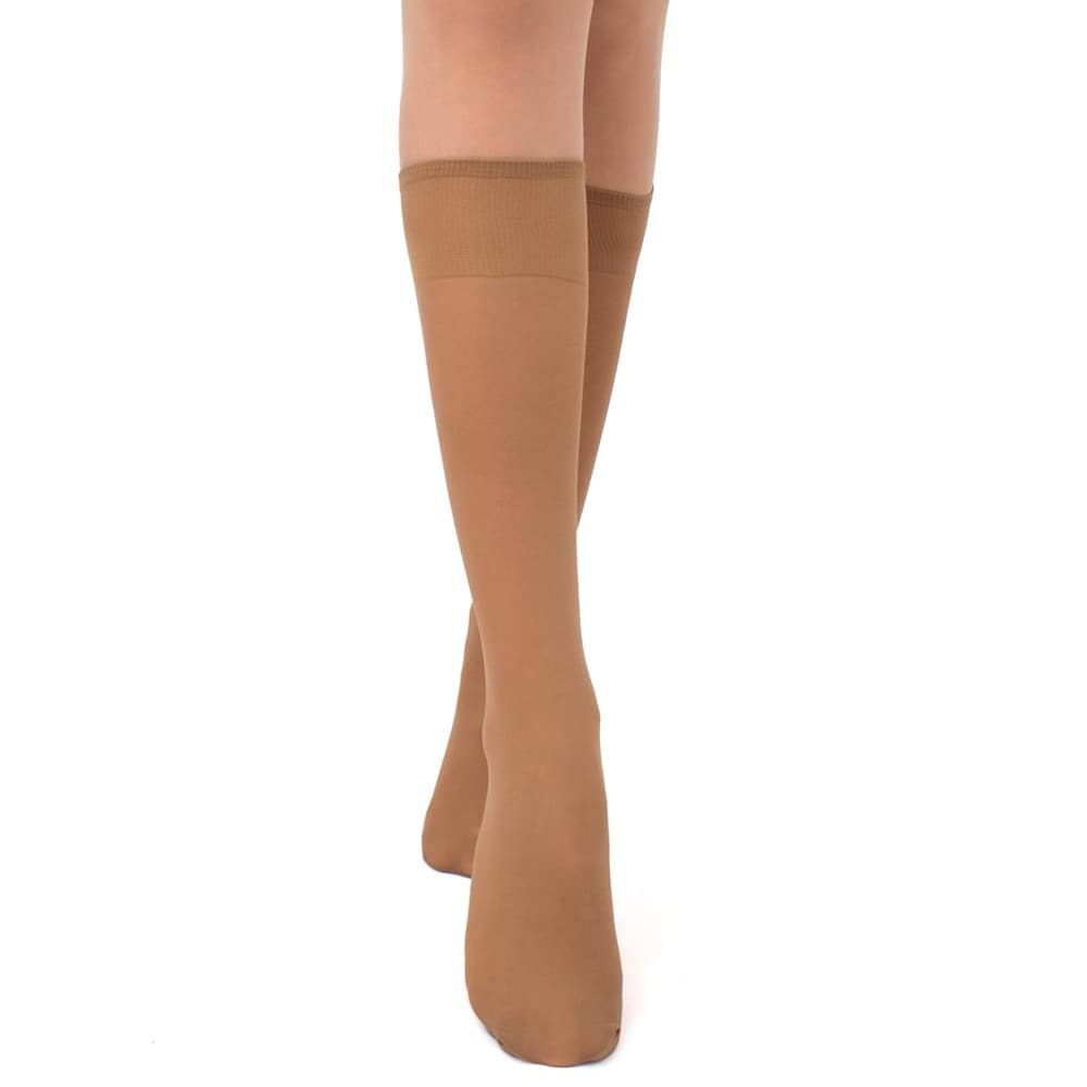 Giulia Marea Nylonstrumpor Knä 40 den Caramel 2-pack