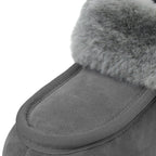 Minfot Fårskinnstofflor Hemse med sula Grafit Grå