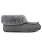 Minfot Fårskinnstofflor Hemse med sula Grafit Grå