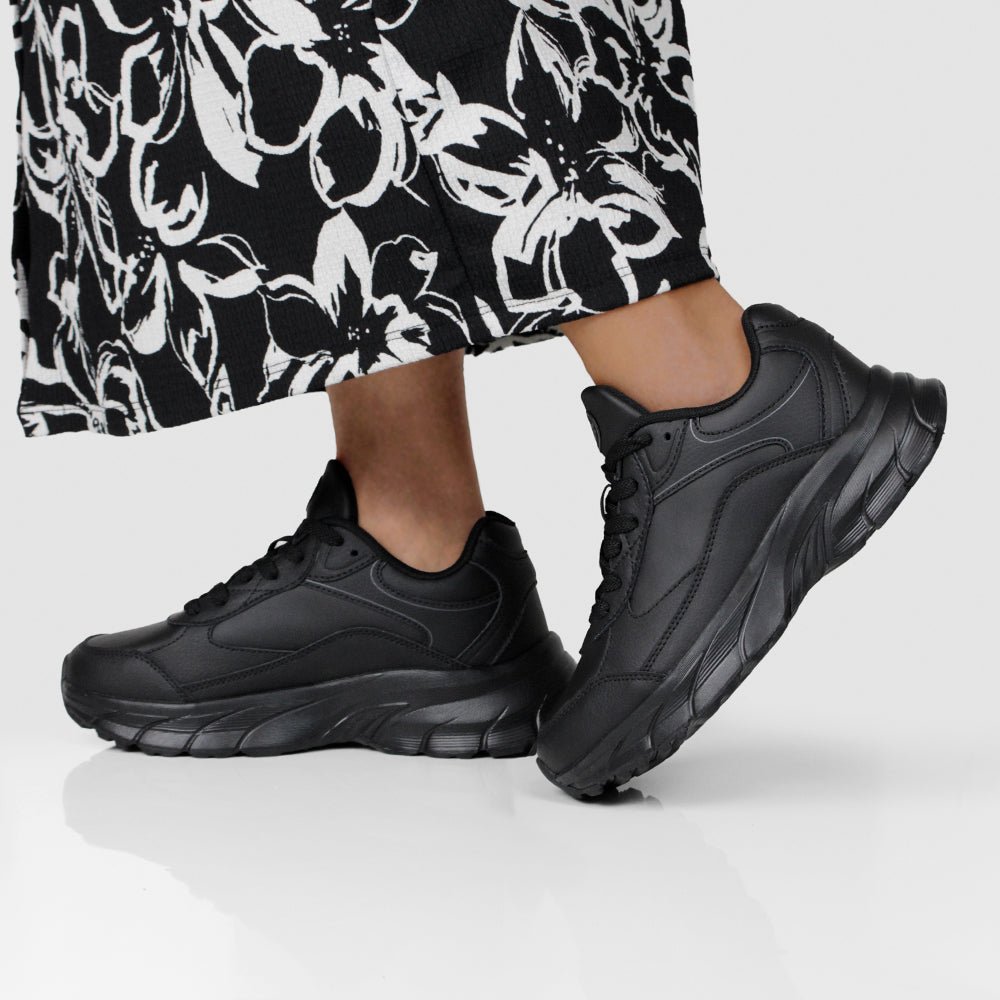 Minfot Sneaker Joy Läder Svart