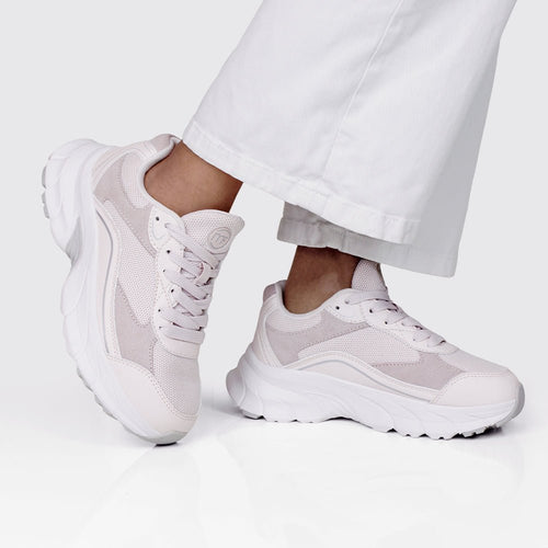 Minfot Joy Sneakers Dam Mesh Mocka Rosa