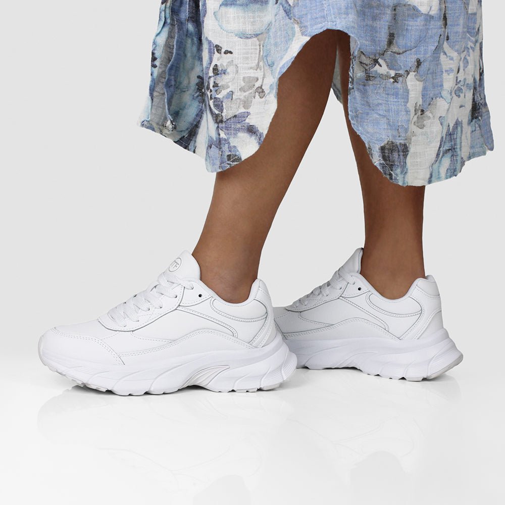 Minfot Sneaker Joy Dam Läder Vit