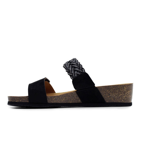Scholl Sandaler Dam Ostuni 2 Straps Black