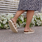 Minfot Upstep Lill Sandaler Dam Mocka Taupe