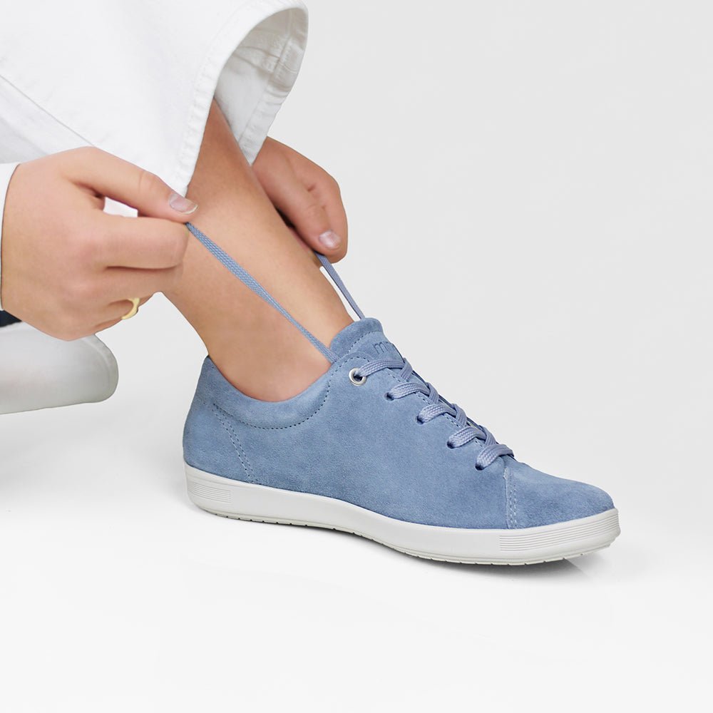 Minfot Aveny Sneaker Dam Mocka Ljusblå