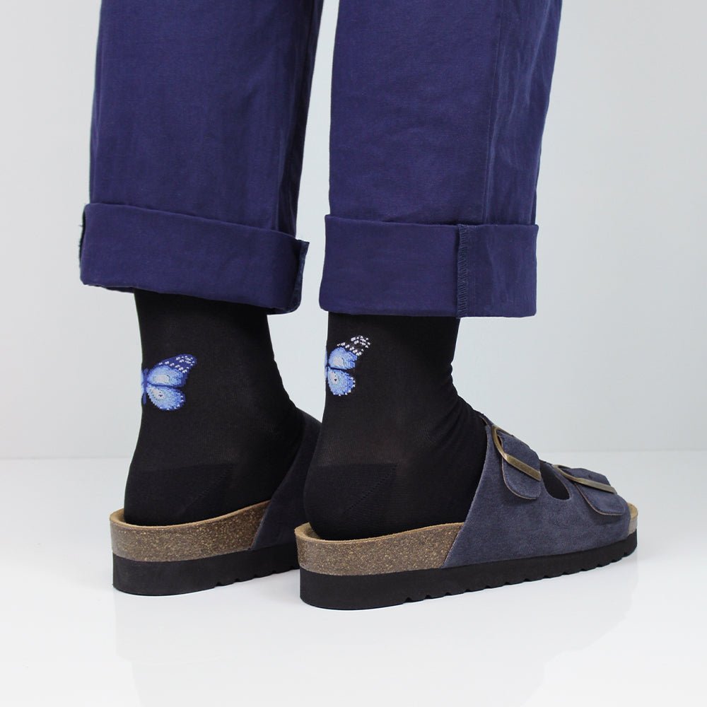 Minfot Moa Sandaler Dam Bio Mocka Navy