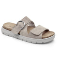 Minfot Abby Sandaler Dam Kardborre Taupe