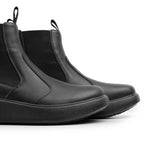 Minfot Ami Chelsea-bootsit Naisten Vettä Hylkivä TEX Nahka Musta