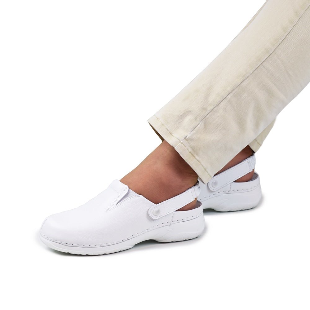 Minfot Arbetsskor Mjuk Toffel Vit