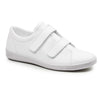 Minfot Aveny Skinn Sneaker Dam Kardborreband Vit