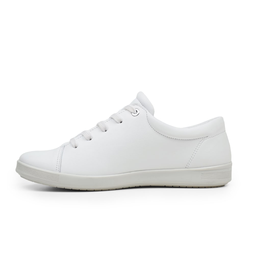 Minfot Aveny Sneaker Dam Skinn Vit