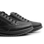 Minfot Axe Herrskor Zip Vattenavvisande TEX Skinn Svart