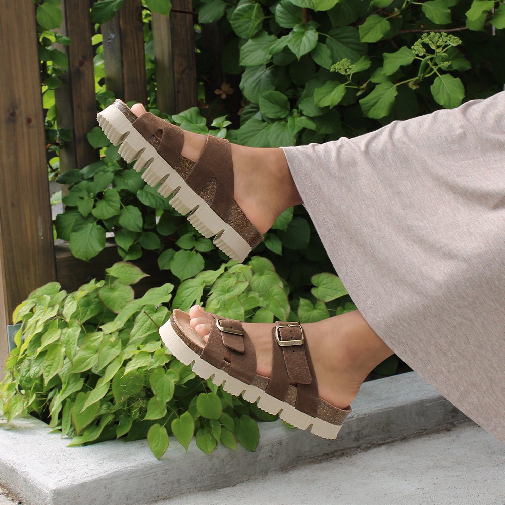 Minfot Upstep Lill Sandaler Dam Mocka Brun