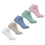 Minfot Sensitive Puuvillasukat Sneaker Pastelli 5-pakkaus Tennarisukat