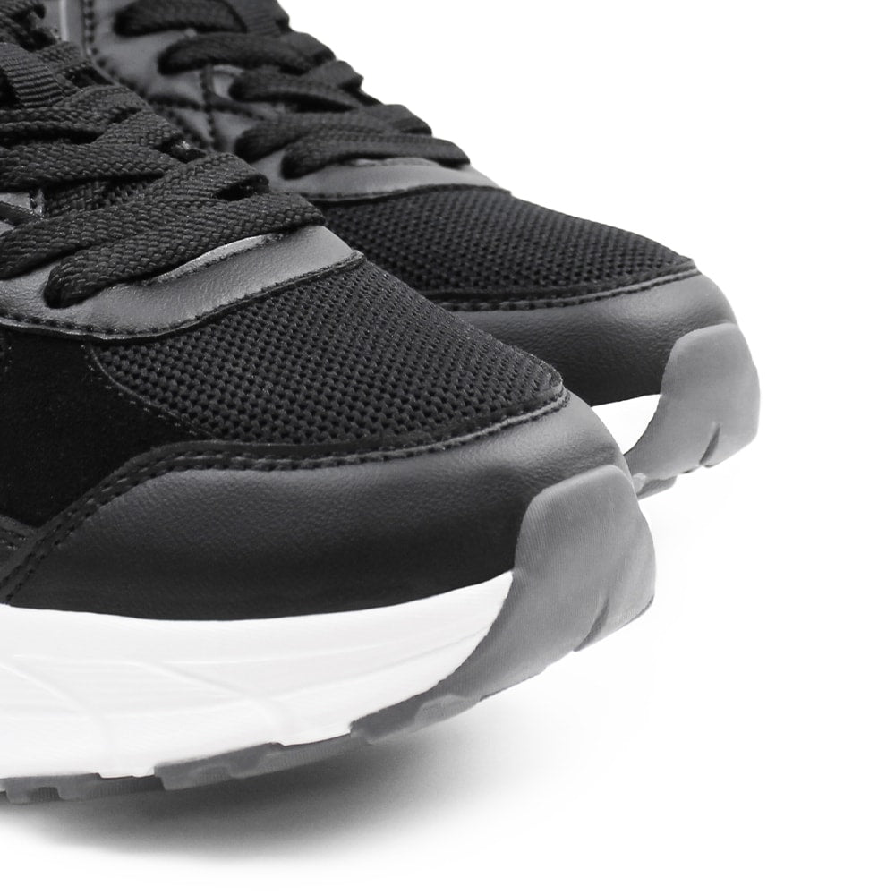 Minfot Sneaker Joy Mesh Mocka Svart Vit