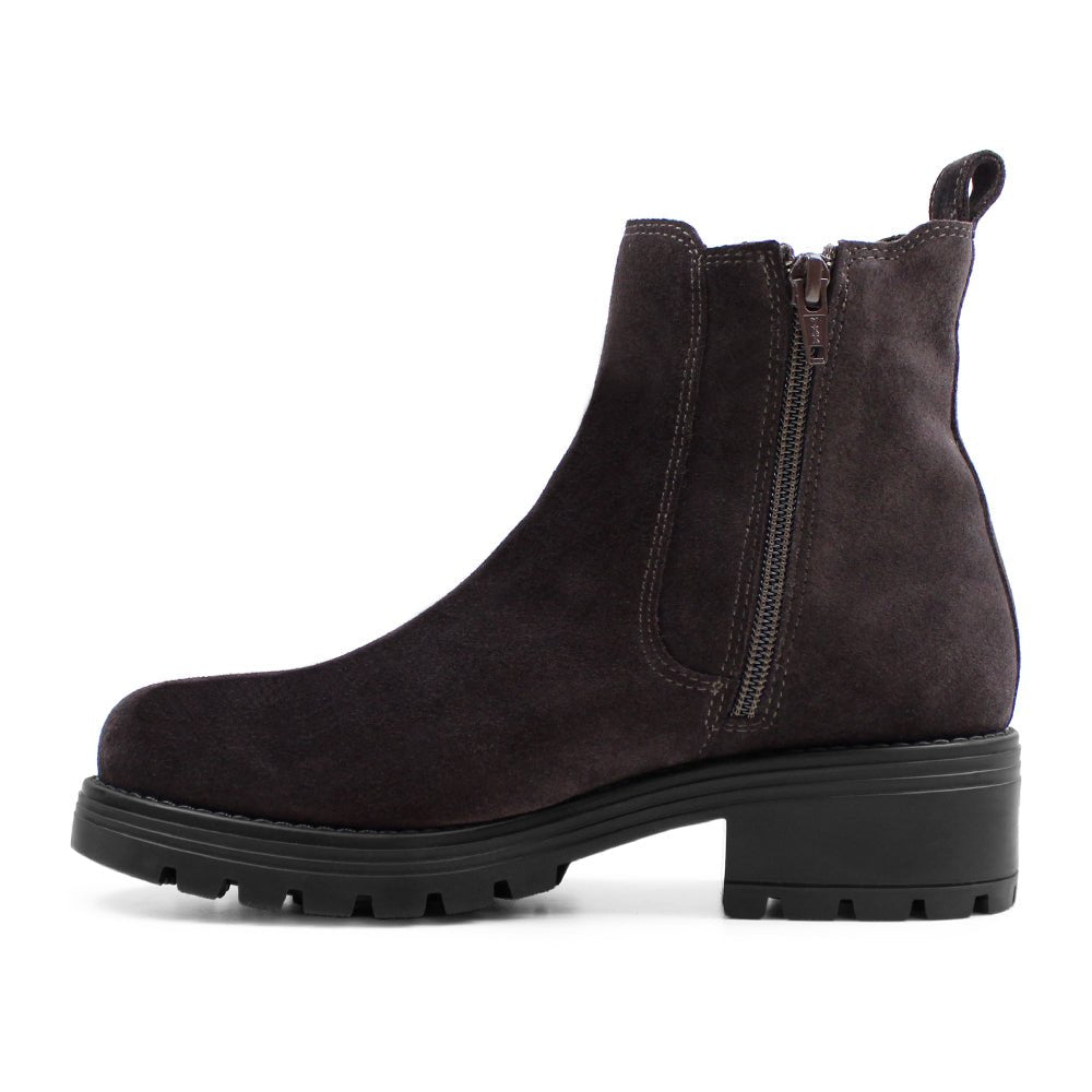 Minfot Cityspike Chelsea Broddskor Zip Mocka Brun