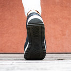 Minfot Cloe Sneaker Dam Dragkedja Mocka Svart