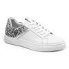 Minfot Comfort Sneakers Dam Skinn Leopard Vit