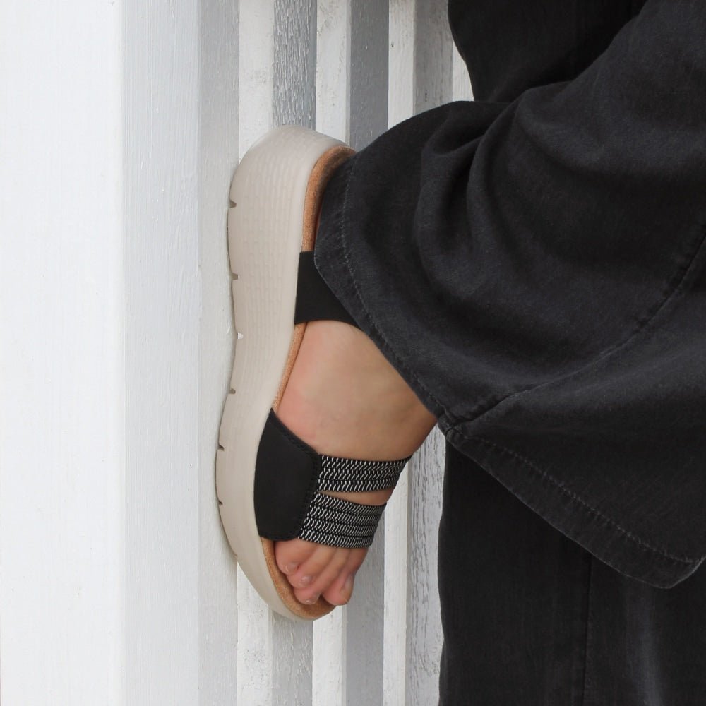 Minfot Cloudlite Eve Sandaler Dam Svart