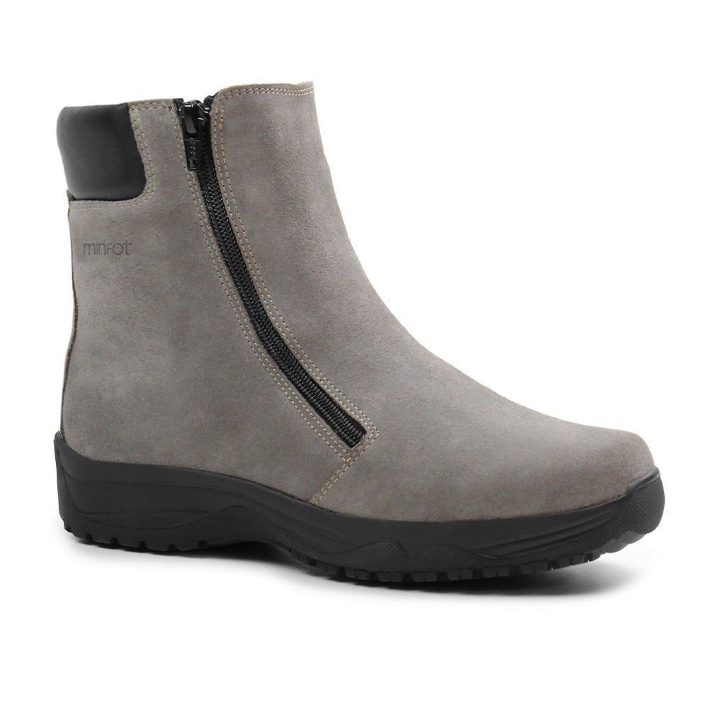 Minfot Dubbskor Boden Mocka Ull Taupe