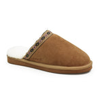 Minfot Lampaannahkatossut Slip on Myre pohjalla Chestnut
