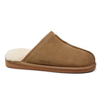Minfot Lampaannahkatossut Slip on Orust pohjalla Chestnut
