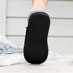 Minfot Lampaannahkatossut Slip on Orust pohjalla Musta